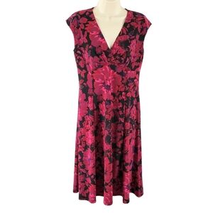 Chaps floral empire waist dress